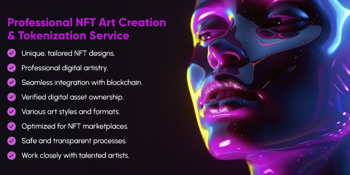 Professional NFT Art Creation & Tokenization Service - Web Design ...