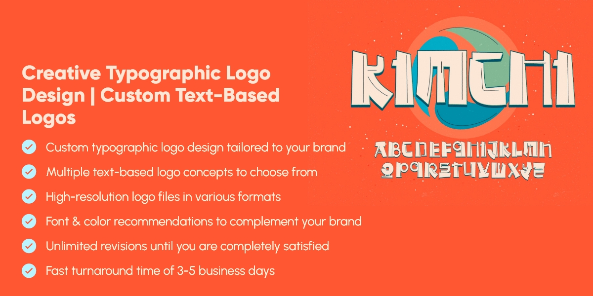 Creative Typographic Logo Design | Custom Text-Based Logos - Web Design ...