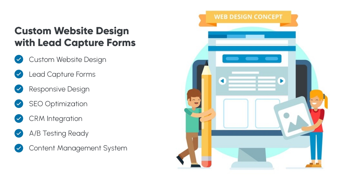 Custom Website Design with Lead Capture Forms - Web Design Studio | Pie ...