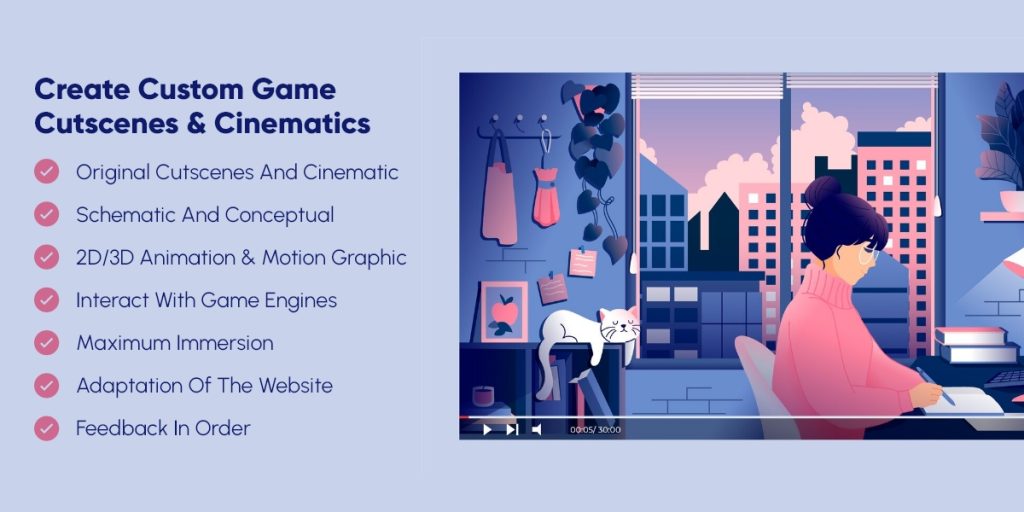 Create Custom Game Cutscenes & Cinematics - Web Design Studio | Pie ...
