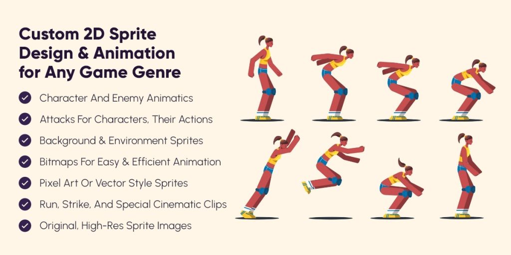 Custom 2D Sprite Design and Animation for Any Game Genre - Web Design ...