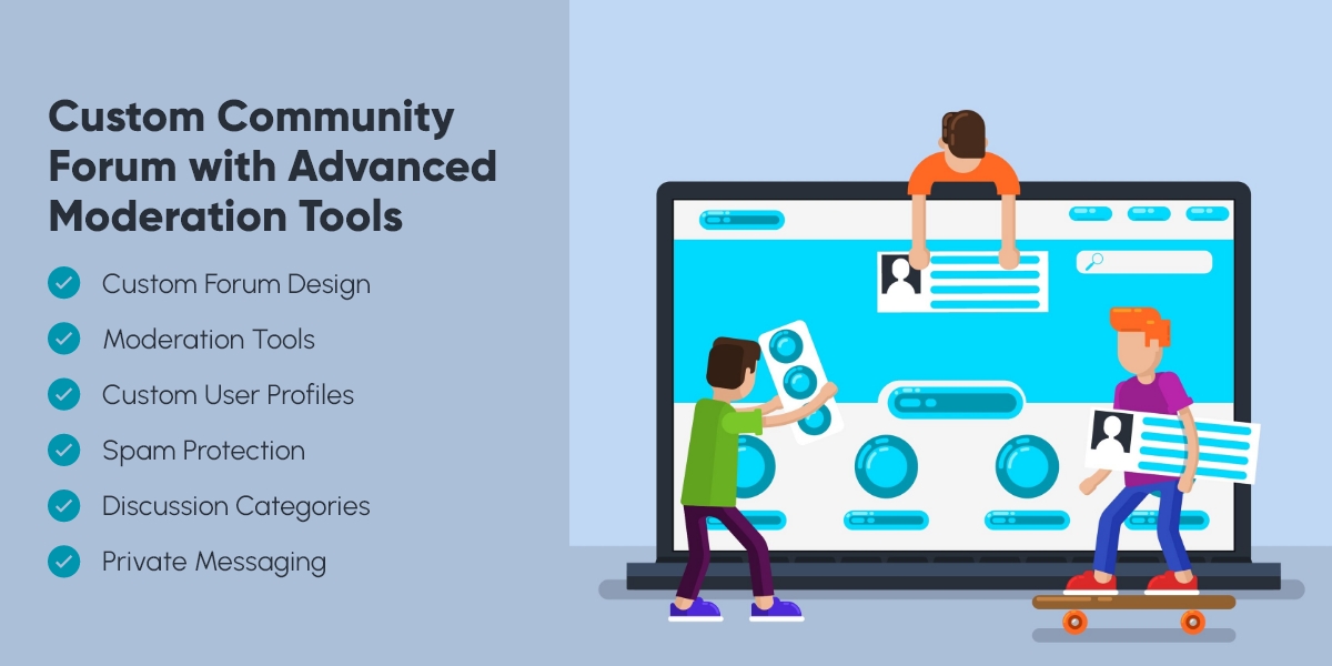 Custom Community Forum with Advanced Moderation Tools - Web Design ...
