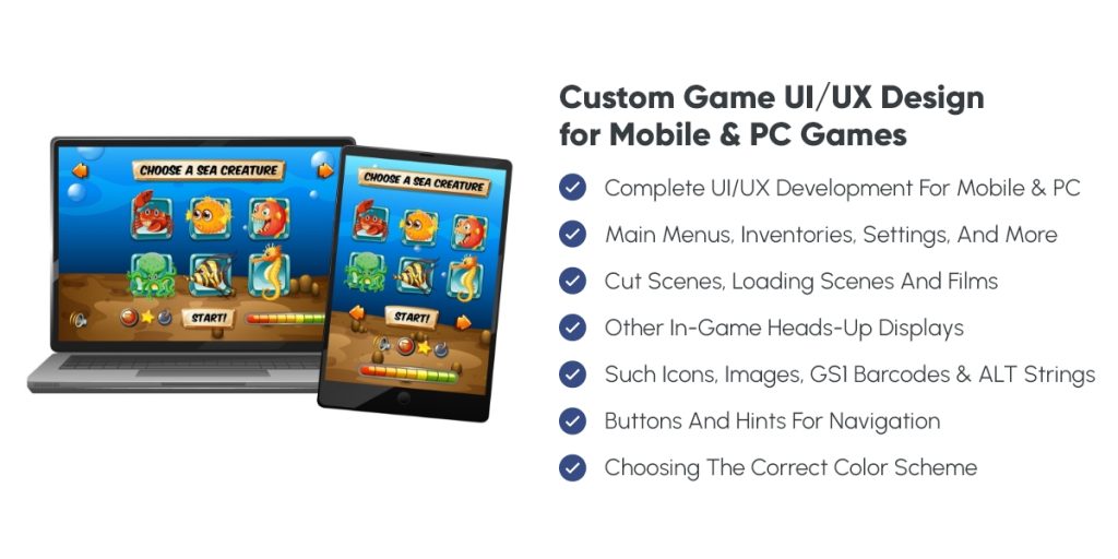 Custom Game UI/UX Design for Mobile and PC Games - Web Design Studio ...